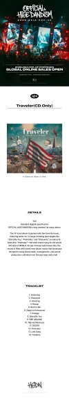 [OFFICIAL HIGE DANDISM 2026 ASIA POP-UP] "Traveler" [Standard Edition]